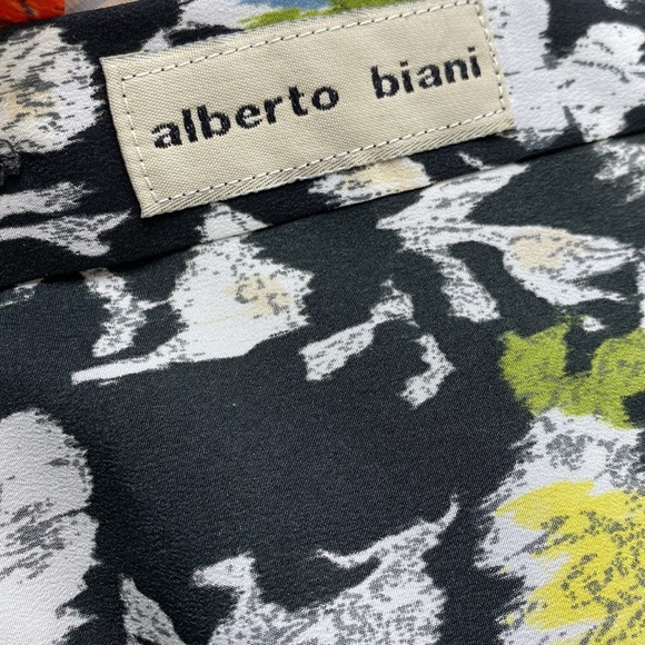 Alberto Biani Made in Italy 🇮🇹 Beautiful Print ButtonDown Shirt - Picture 13 of 13